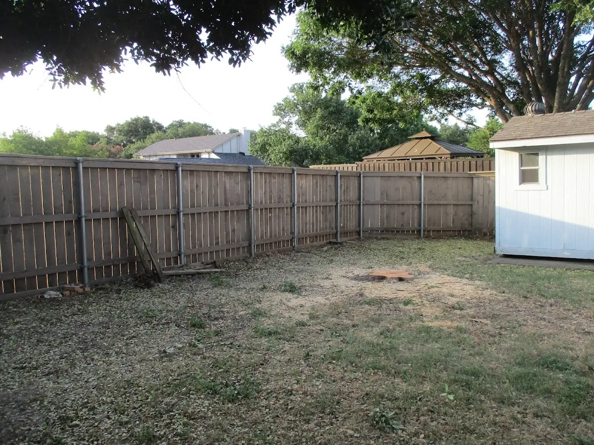 Cleared yard after professional tree removal in Fort Duchesne